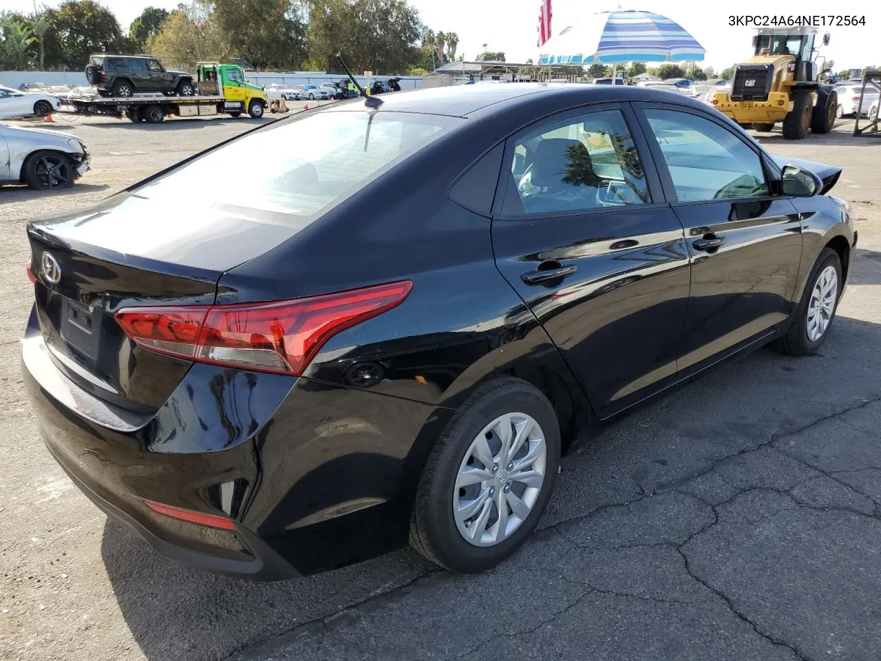 2022 Hyundai Accent Se VIN: 3KPC24A64NE172564 Lot: 81567784