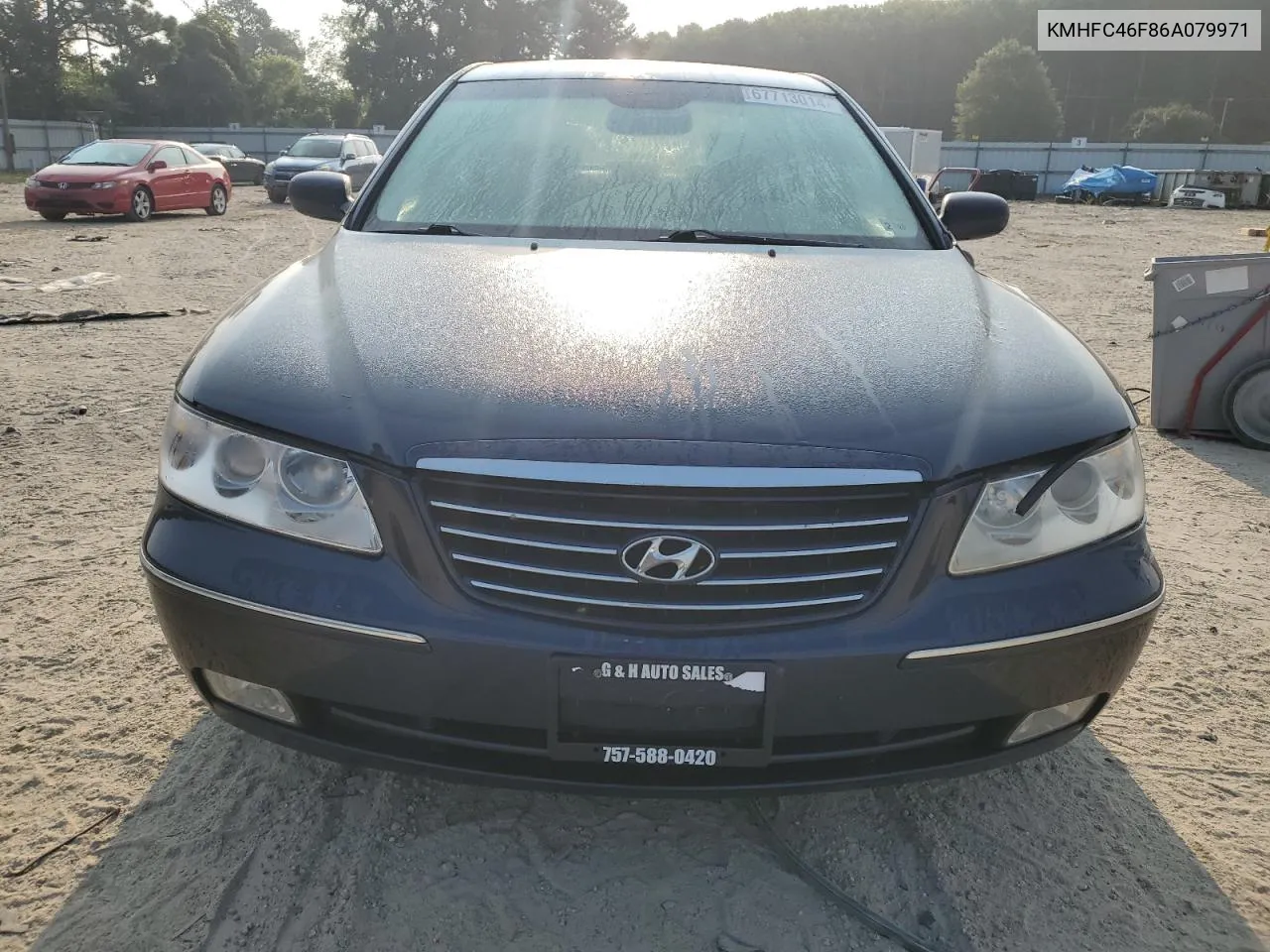 2006 Hyundai Azera Se VIN: KMHFC46F86A079971 Lot: 67713014