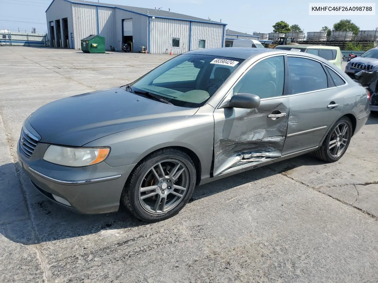 2006 Hyundai Azera Se VIN: KMHFC46F26A098788 Lot: 68390424