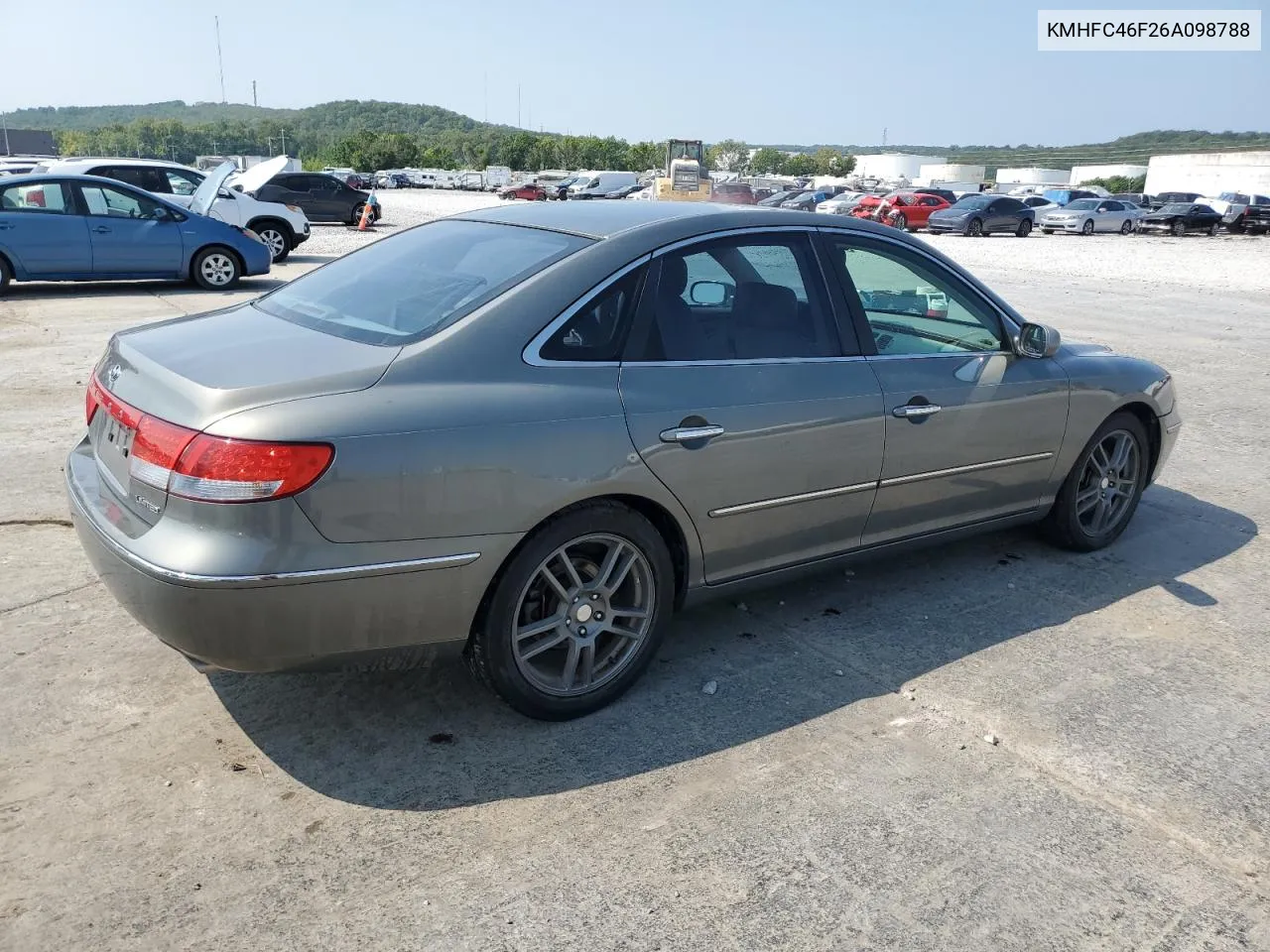 KMHFC46F26A098788 2006 Hyundai Azera Se