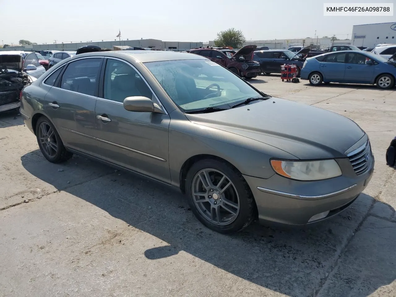 KMHFC46F26A098788 2006 Hyundai Azera Se