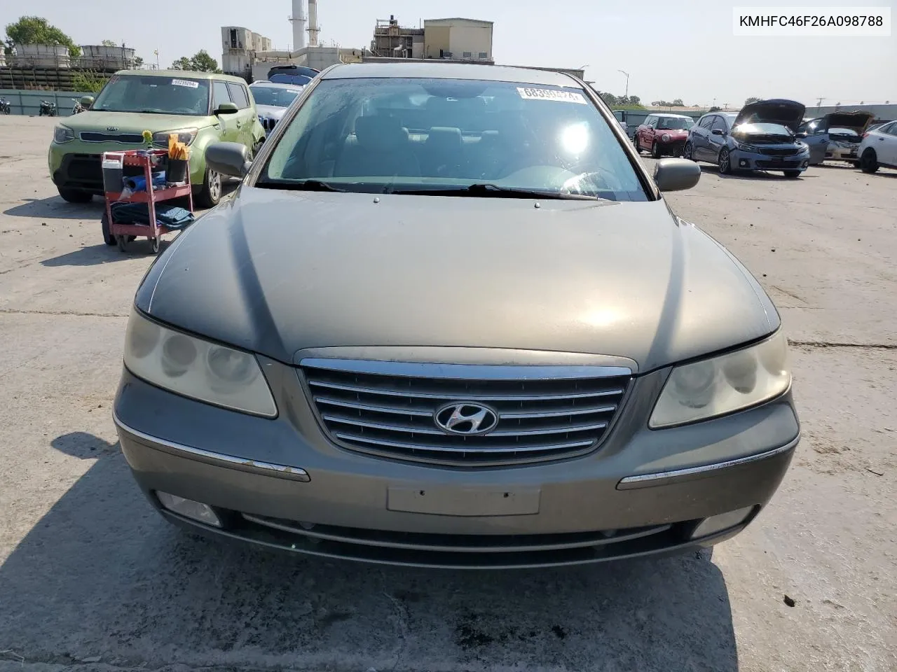 2006 Hyundai Azera Se VIN: KMHFC46F26A098788 Lot: 68390424