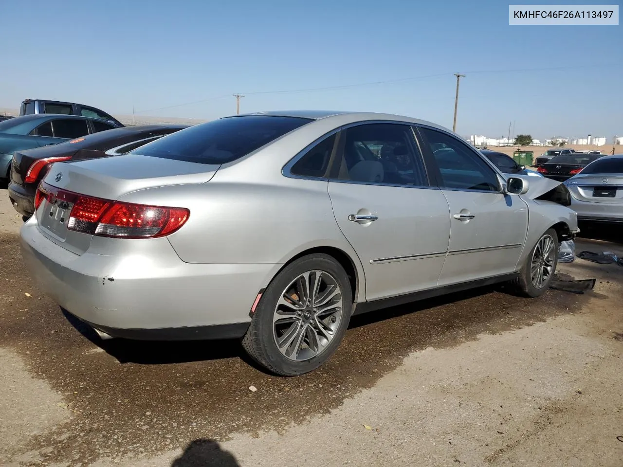 2006 Hyundai Azera Se VIN: KMHFC46F26A113497 Lot: 73976074