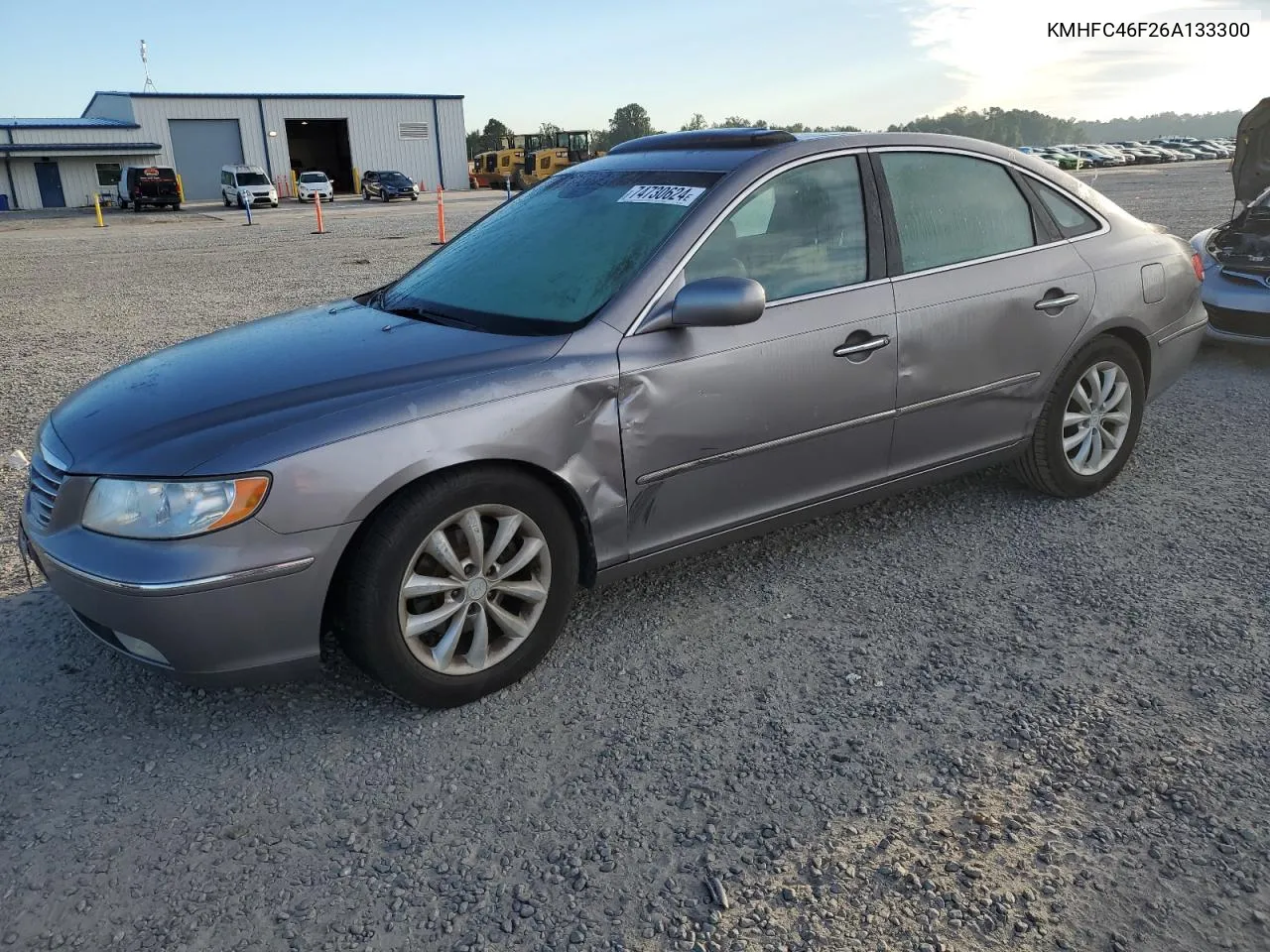 2006 Hyundai Azera Se VIN: KMHFC46F26A133300 Lot: 74730624