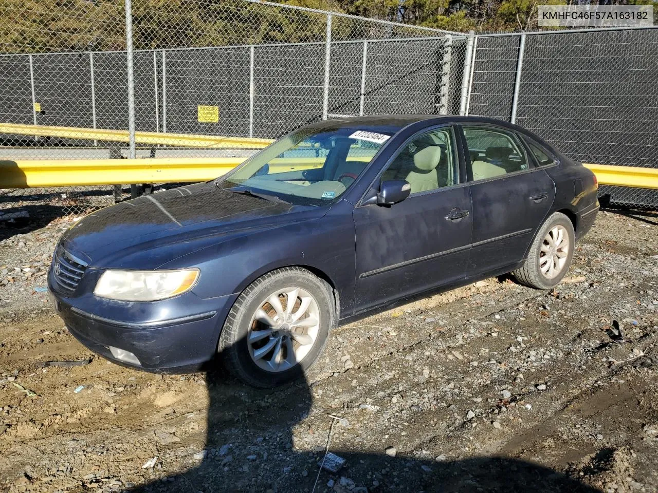 2007 Hyundai Azera Se VIN: KMHFC46F57A163182 Lot: 37232464