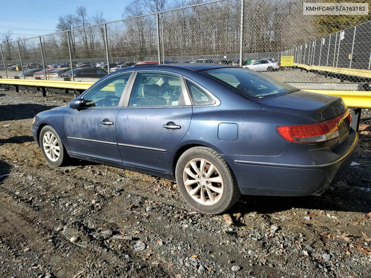 2007 Hyundai Azera Se VIN: KMHFC46F57A163182 Lot: 37232464