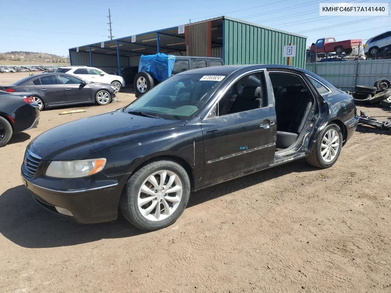 KMHFC46F17A141440 2007 Hyundai Azera Se