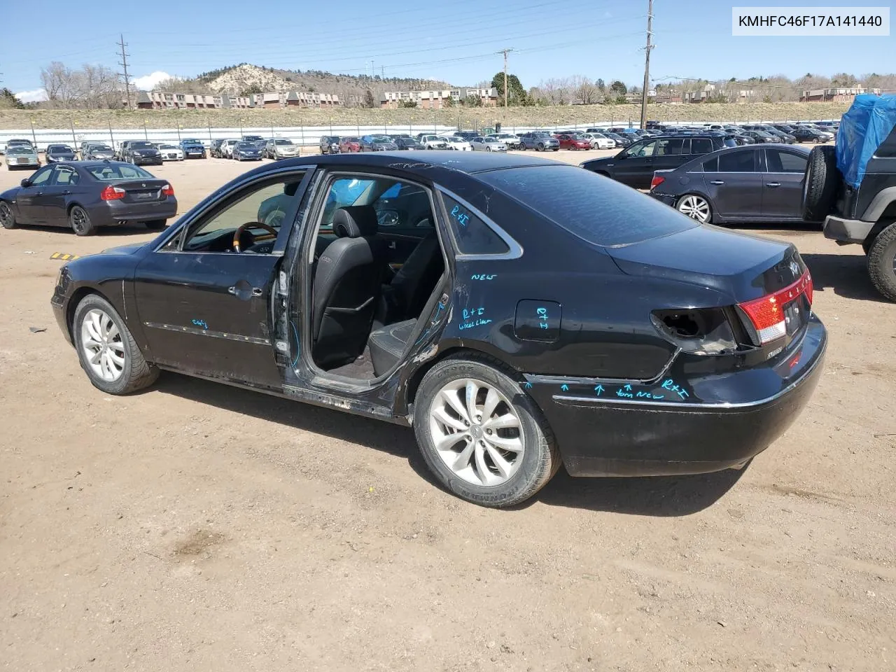 KMHFC46F17A141440 2007 Hyundai Azera Se