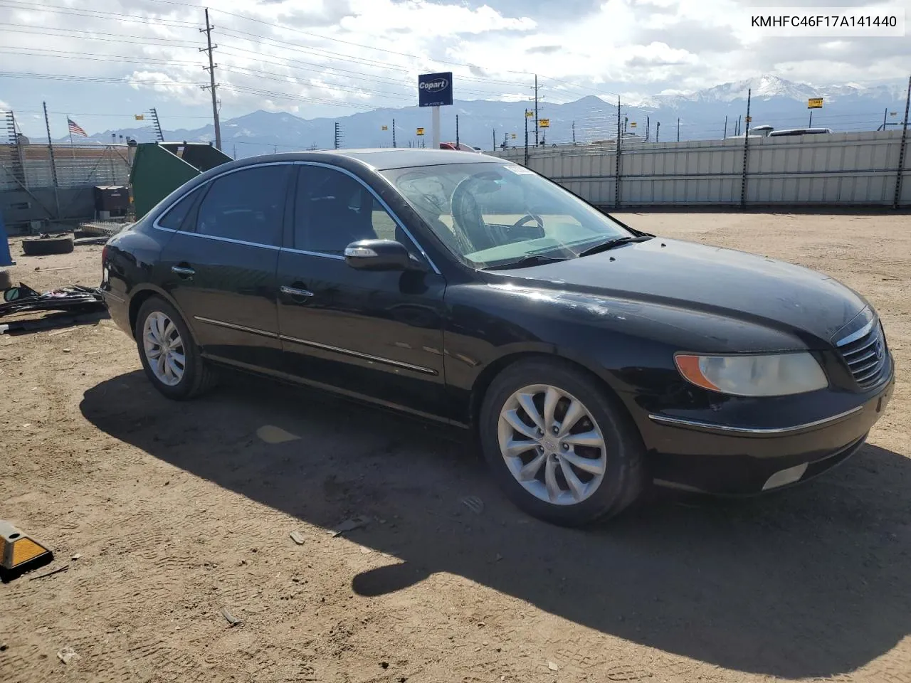 KMHFC46F17A141440 2007 Hyundai Azera Se