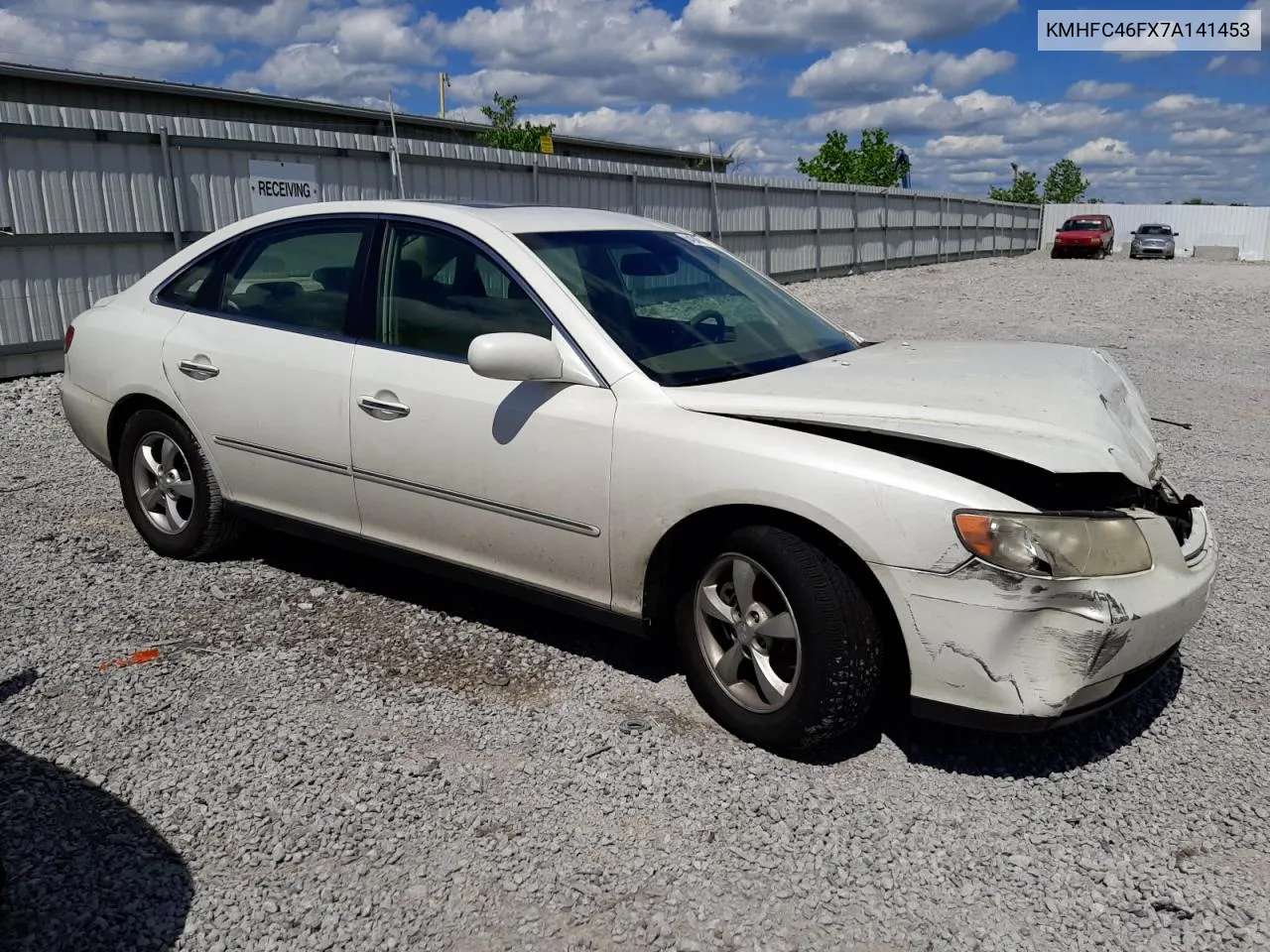 2007 Hyundai Azera Se VIN: KMHFC46FX7A141453 Lot: 54249114