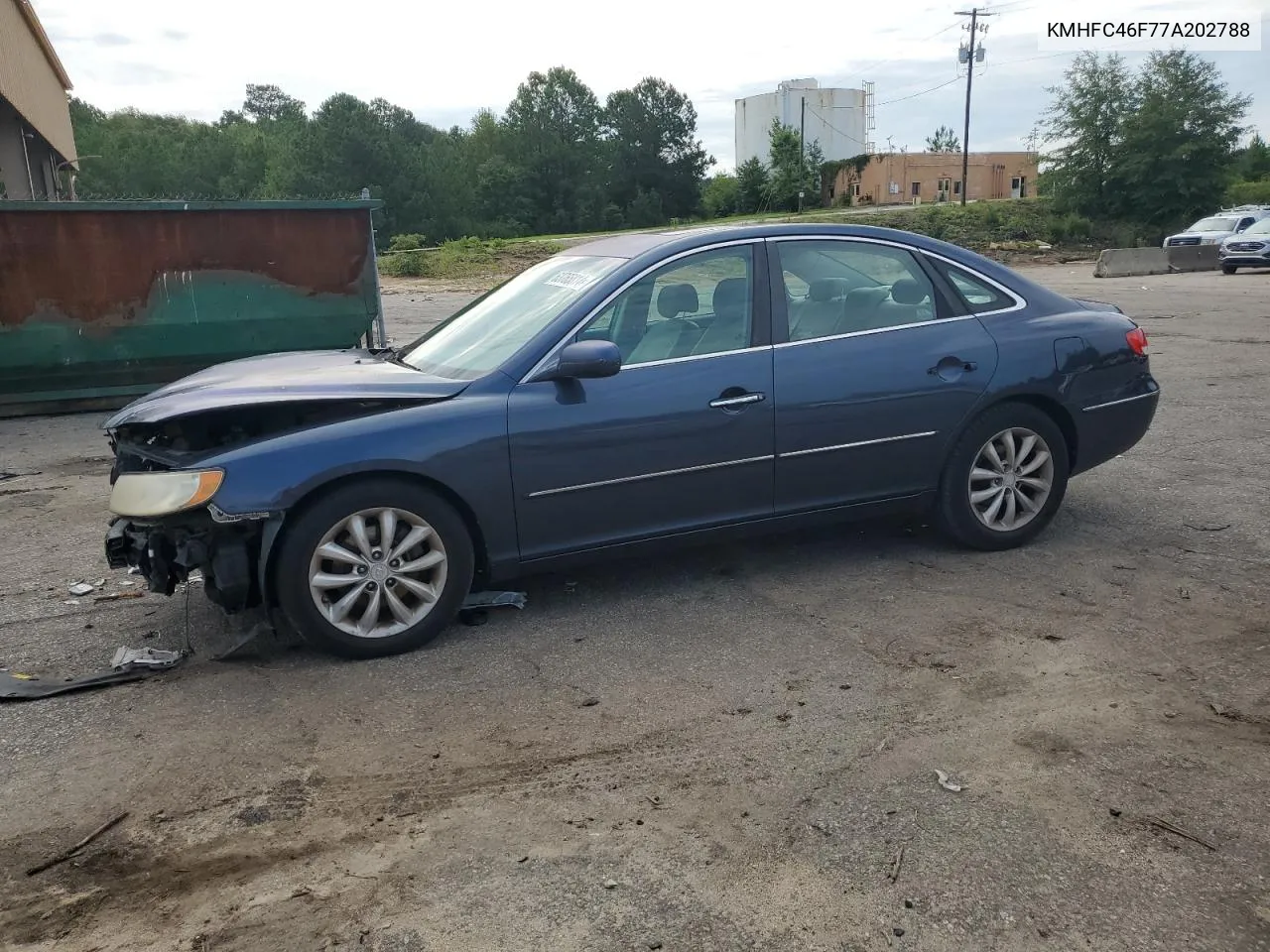 2007 Hyundai Azera Se VIN: KMHFC46F77A202788 Lot: 63765814