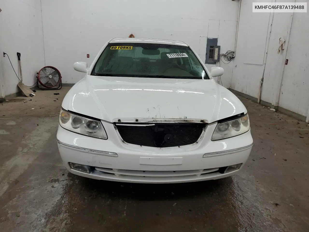 KMHFC46F87A139488 2007 Hyundai Azera Se