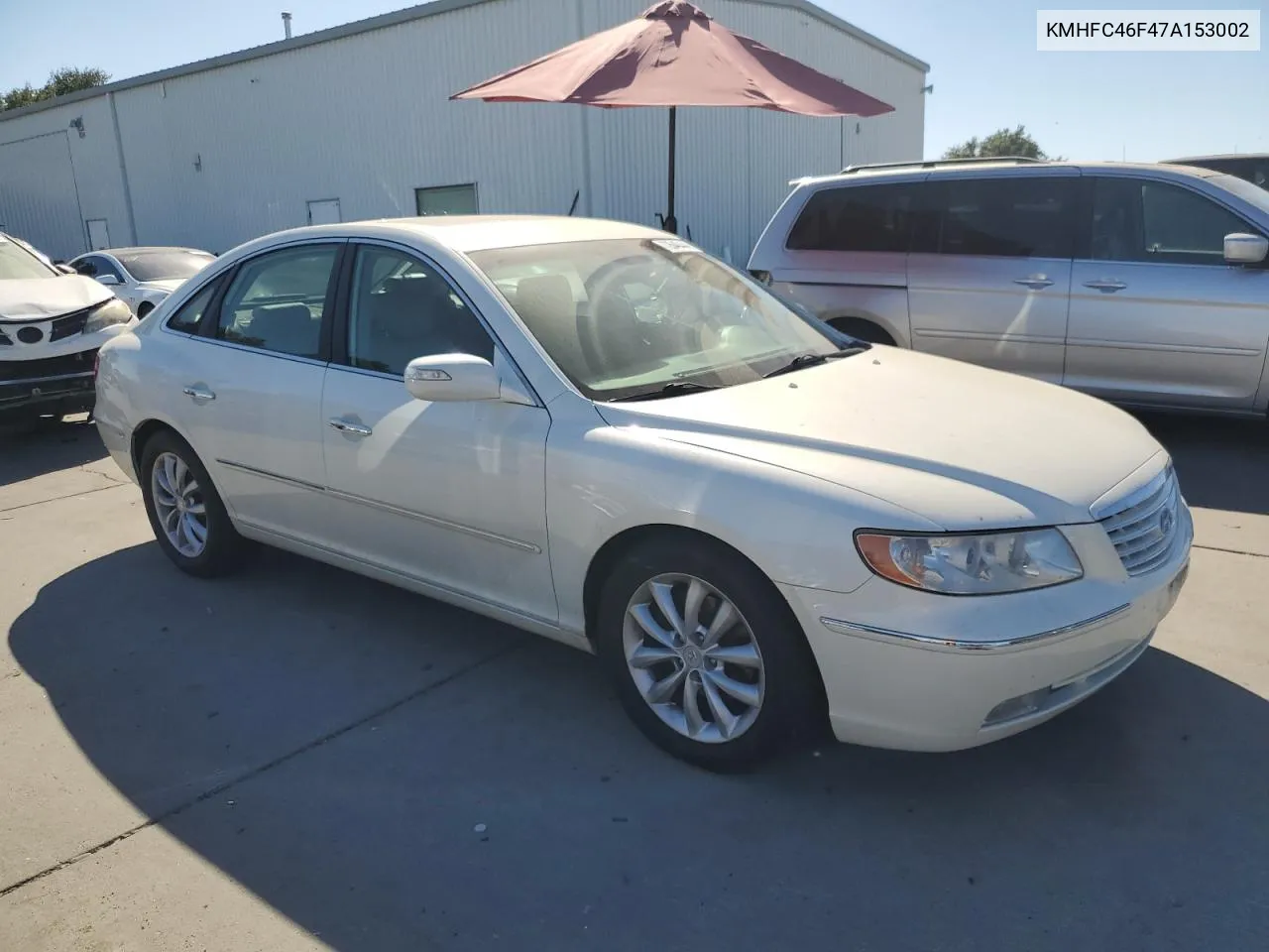 KMHFC46F47A153002 2007 Hyundai Azera Se