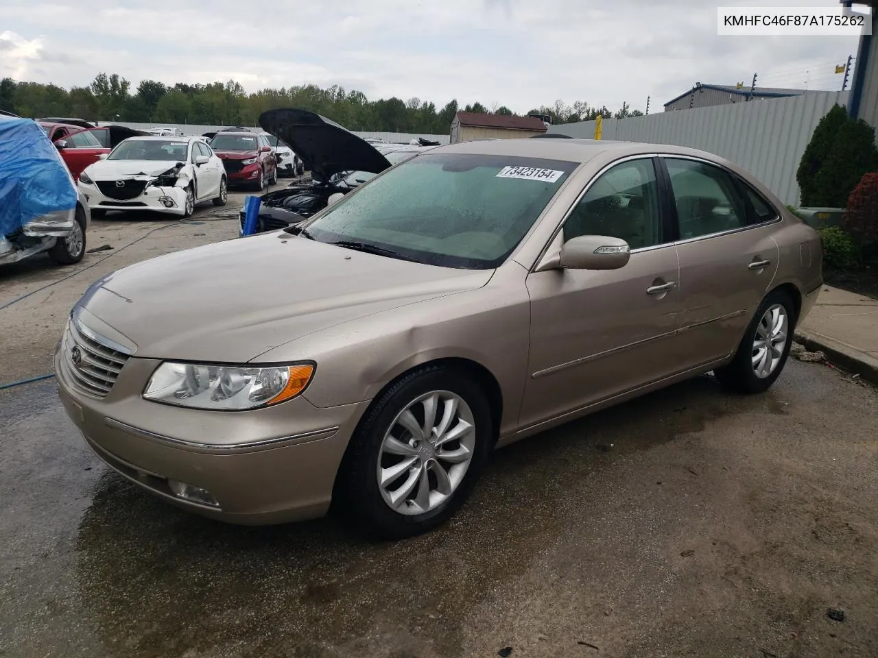 2007 Hyundai Azera Se VIN: KMHFC46F87A175262 Lot: 73423154