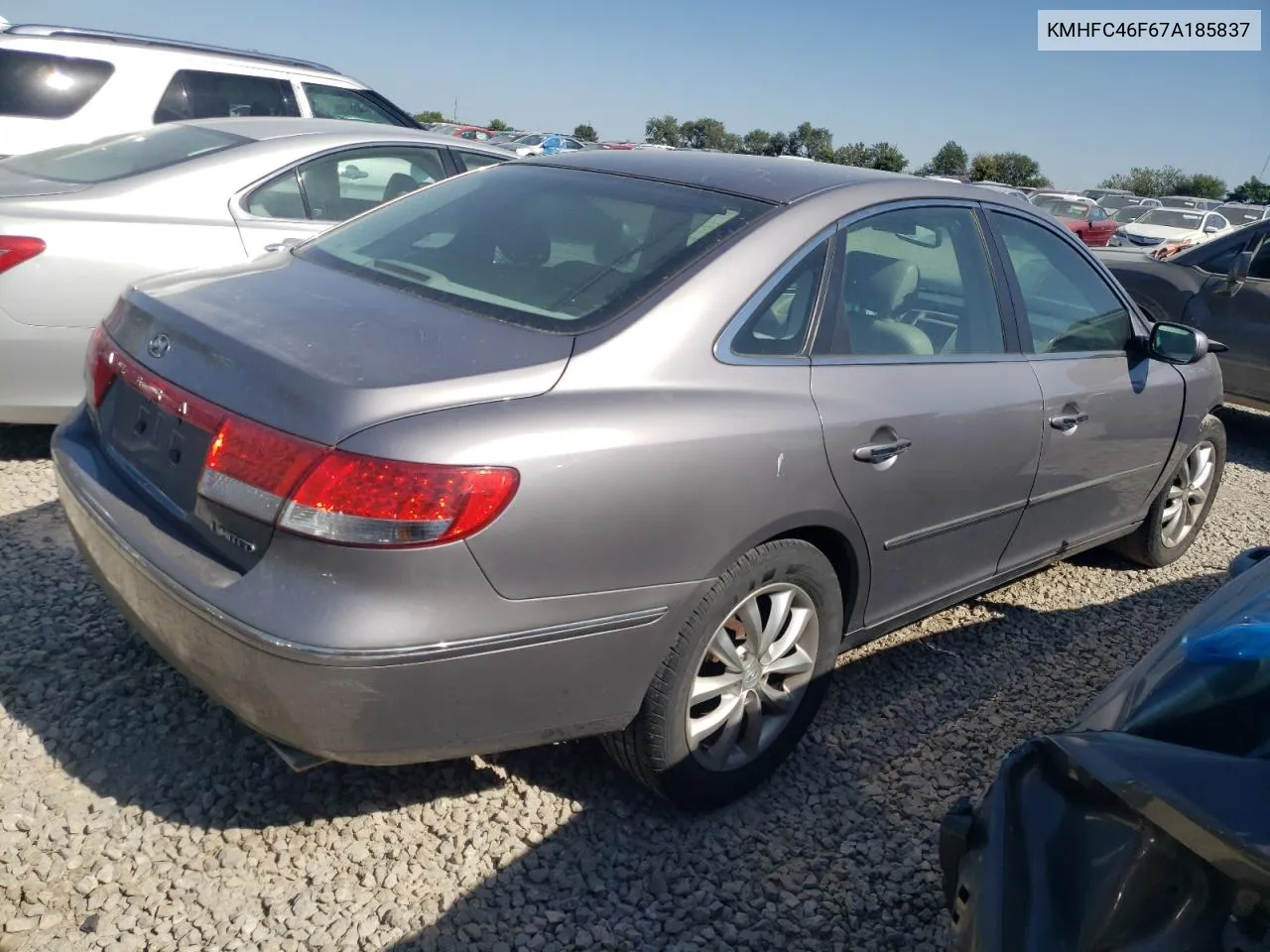 2007 Hyundai Azera Se VIN: KMHFC46F67A185837 Lot: 74260854