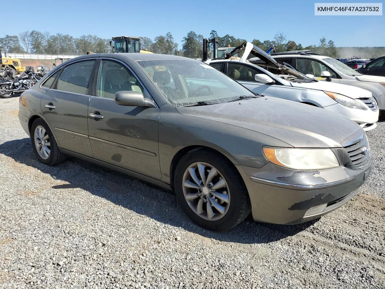 2007 Hyundai Azera Se VIN: KMHFC46F47A237532 Lot: 75699814