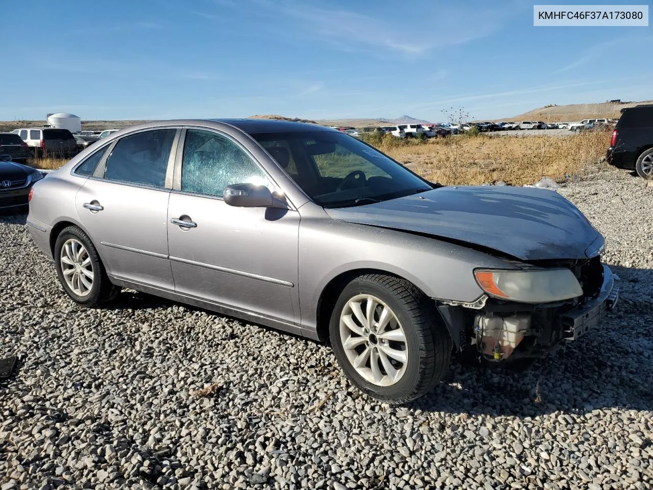 2007 Hyundai Azera Se VIN: KMHFC46F37A173080 Lot: 77492564