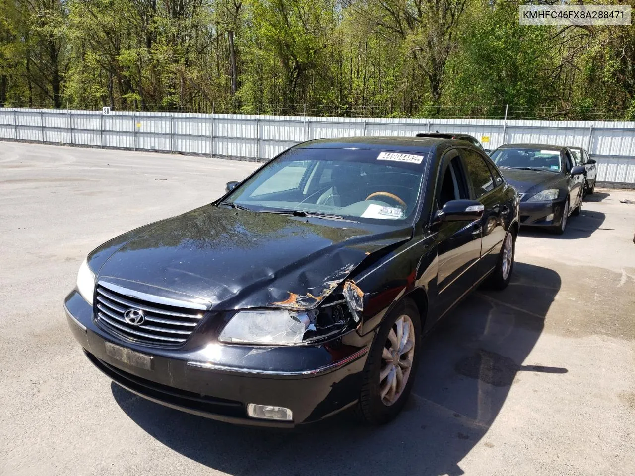 KMHFC46FX8A288471 2008 Hyundai Azera Se