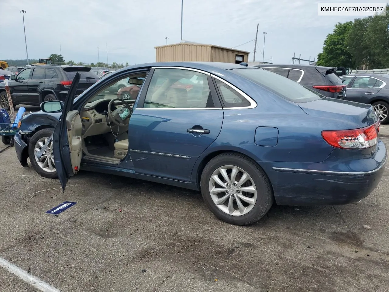 2008 Hyundai Azera Se VIN: KMHFC46F78A320857 Lot: 65712894