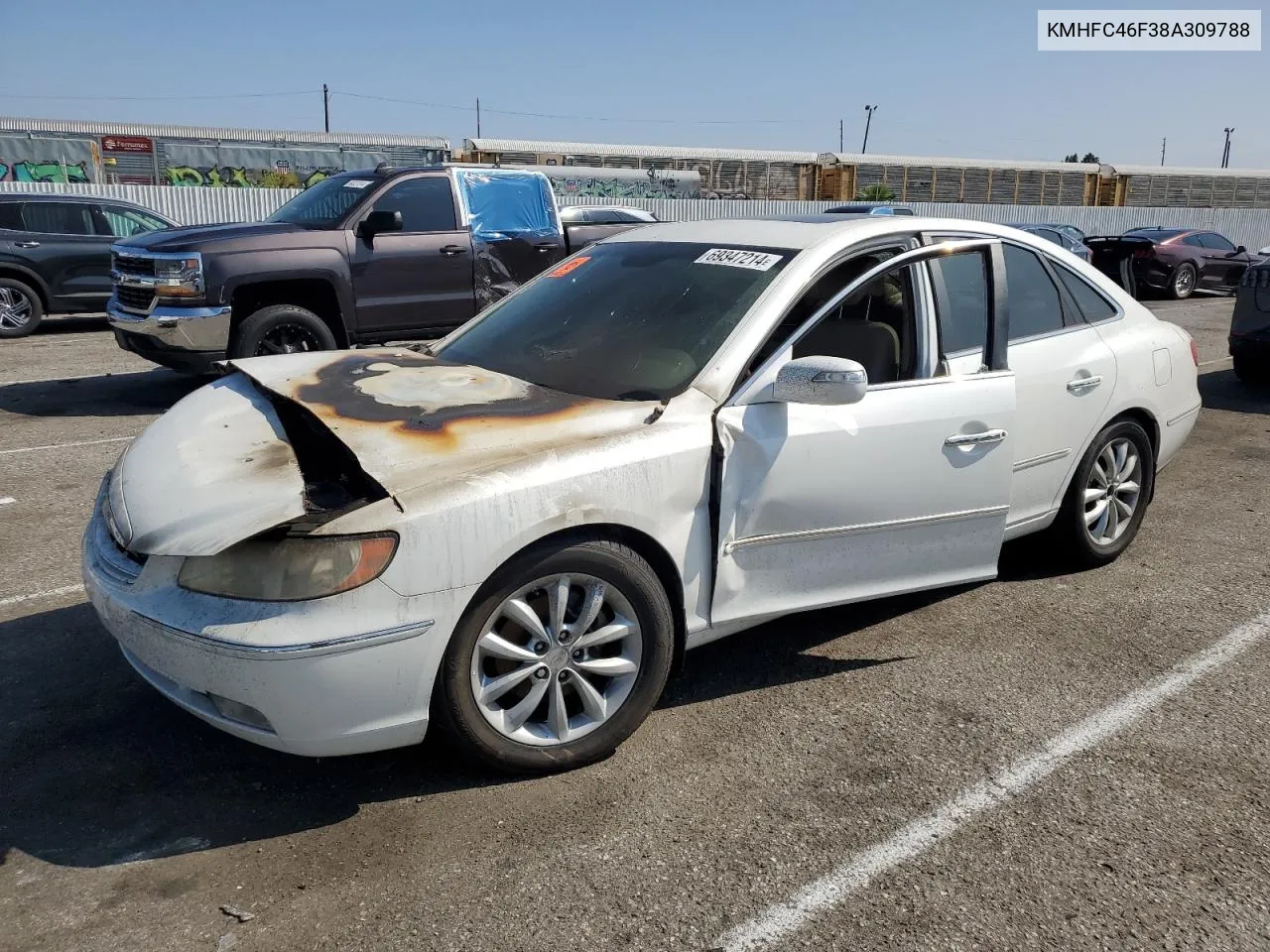 2008 Hyundai Azera Se VIN: KMHFC46F38A309788 Lot: 69347214