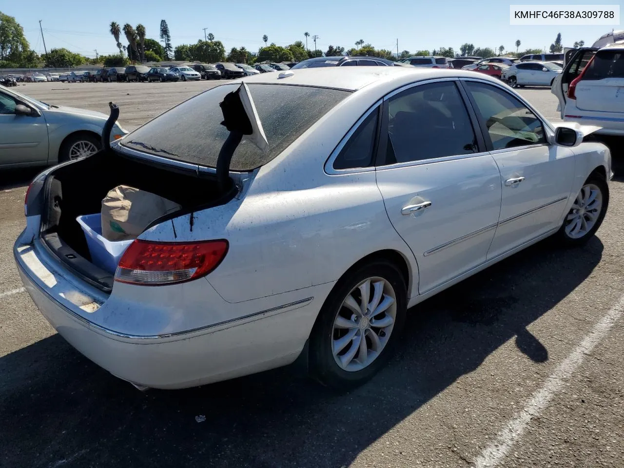 2008 Hyundai Azera Se VIN: KMHFC46F38A309788 Lot: 69347214