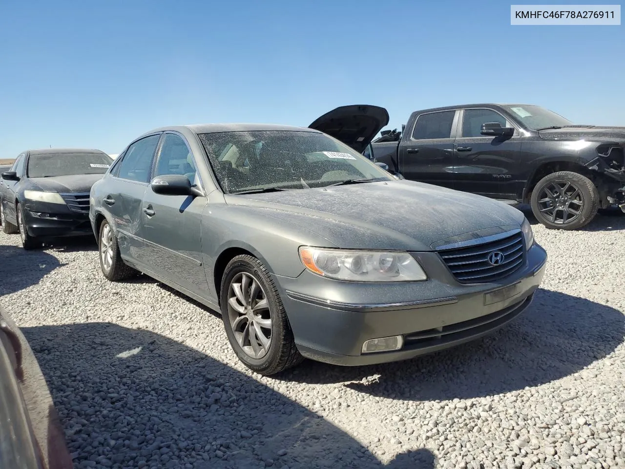 2008 Hyundai Azera Se VIN: KMHFC46F78A276911 Lot: 74143414