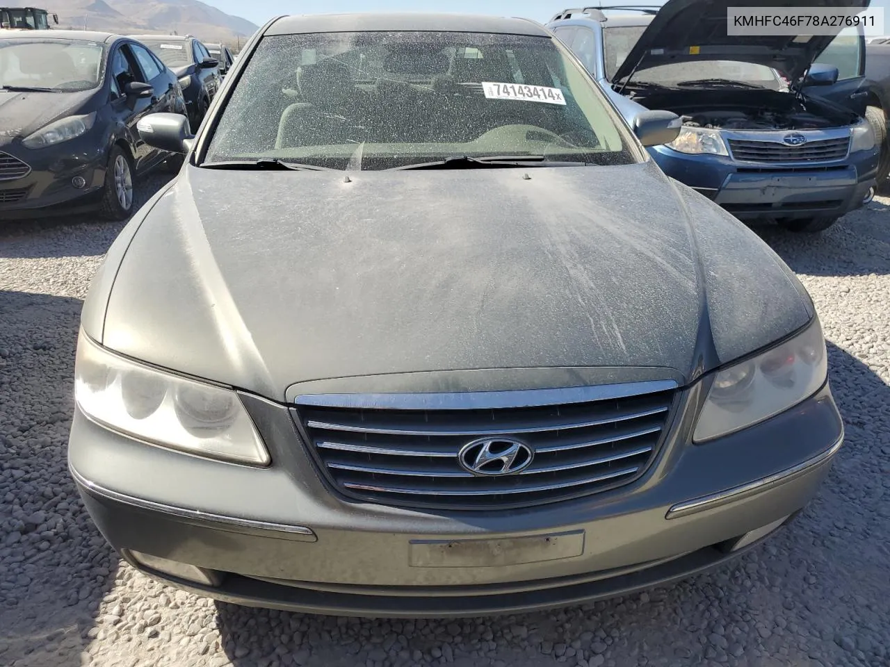 2008 Hyundai Azera Se VIN: KMHFC46F78A276911 Lot: 74143414