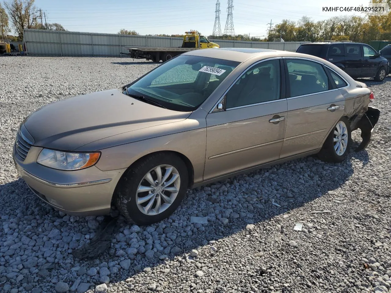 2008 Hyundai Azera Se VIN: KMHFC46F48A295271 Lot: 76299094