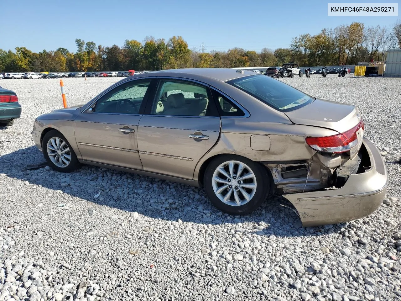 2008 Hyundai Azera Se VIN: KMHFC46F48A295271 Lot: 76299094