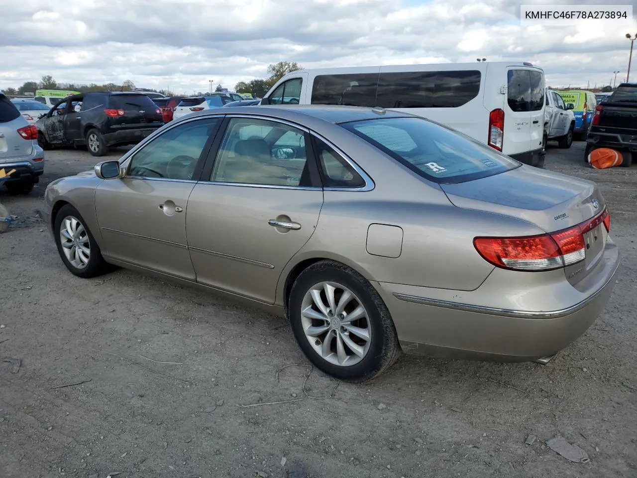 2008 Hyundai Azera Se VIN: KMHFC46F78A273894 Lot: 76627314