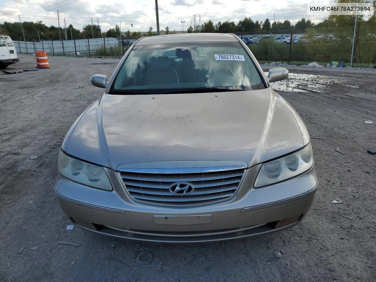 KMHFC46F78A273894 2008 Hyundai Azera Se