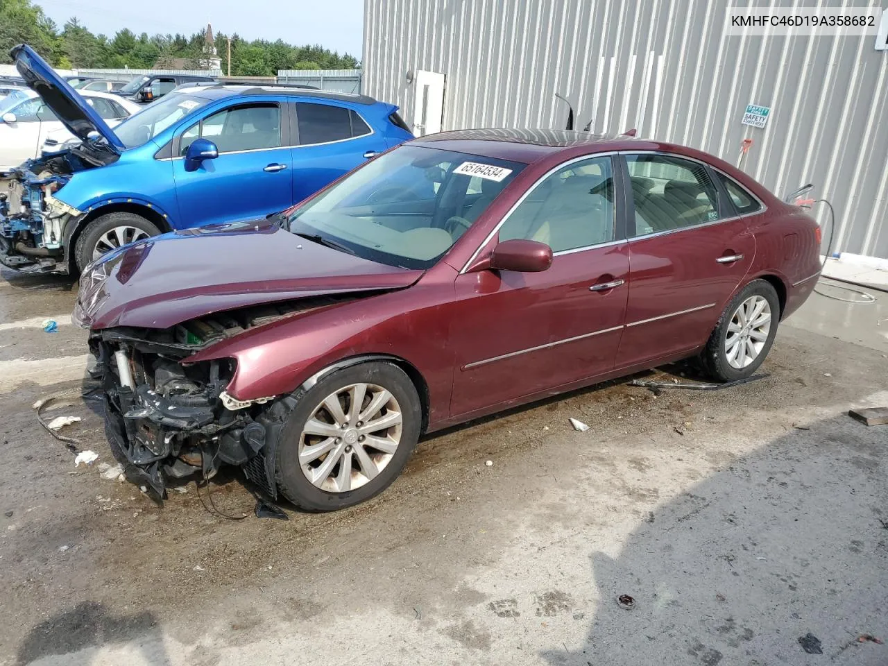 KMHFC46D19A358682 2009 Hyundai Azera Gls