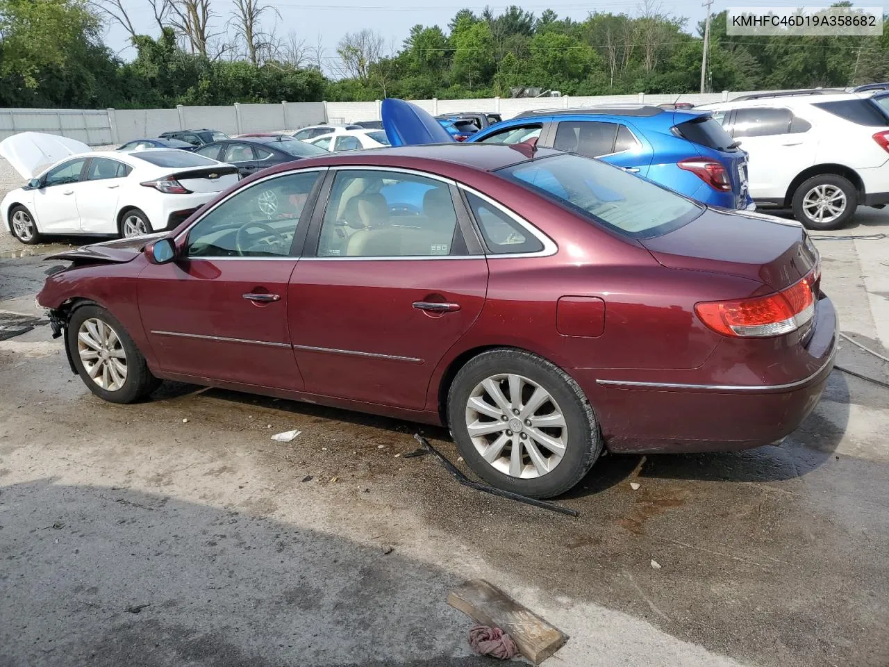 KMHFC46D19A358682 2009 Hyundai Azera Gls