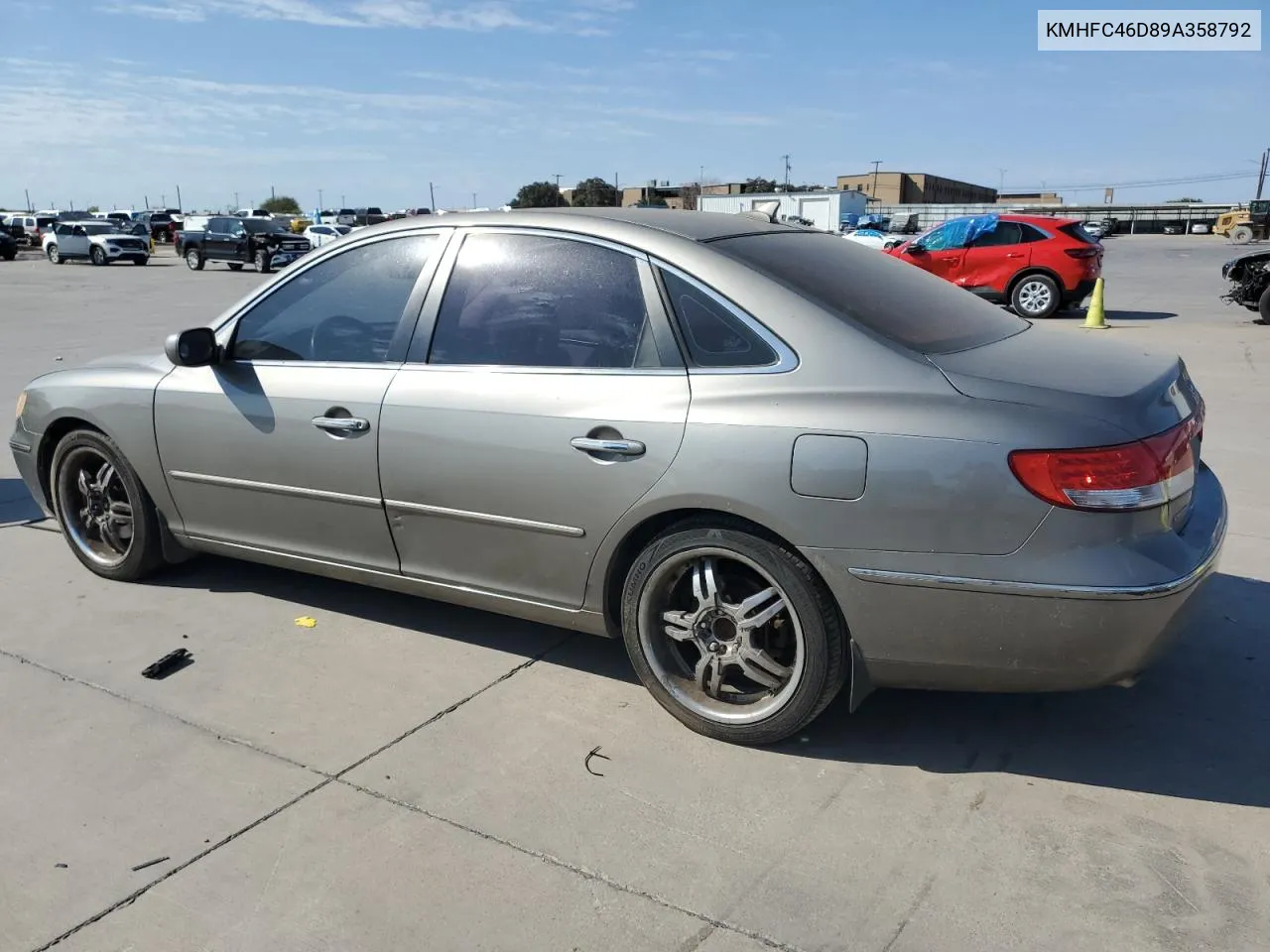 2009 Hyundai Azera Gls VIN: KMHFC46D89A358792 Lot: 76666414