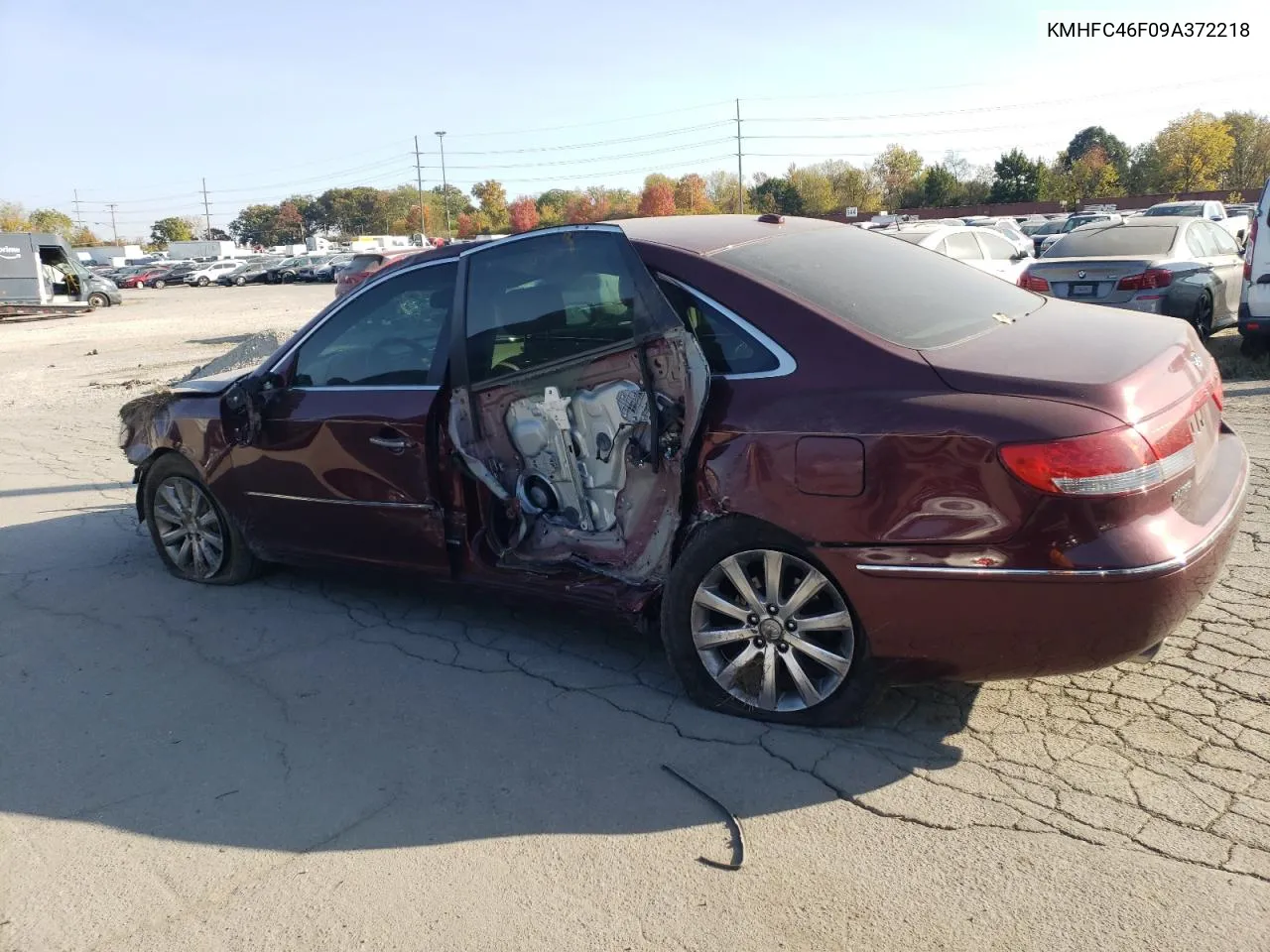 KMHFC46F09A372218 2009 Hyundai Azera Se