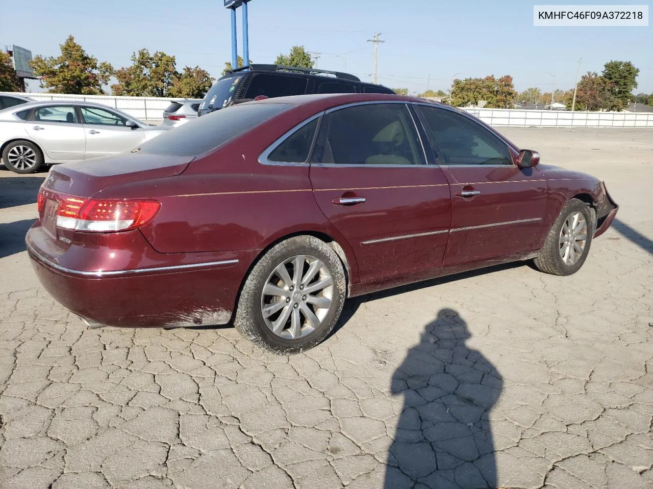 KMHFC46F09A372218 2009 Hyundai Azera Se