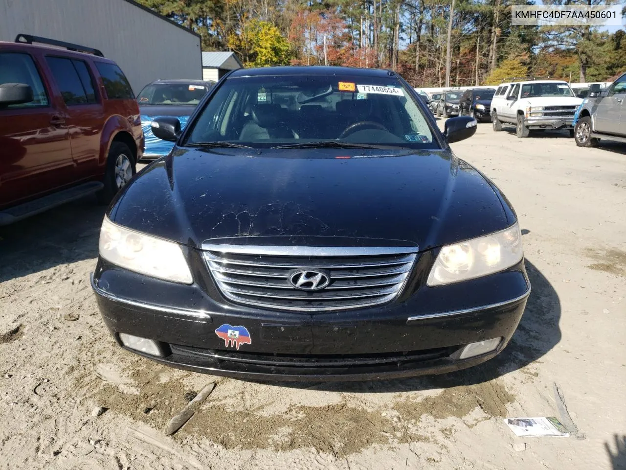 2010 Hyundai Azera Gls VIN: KMHFC4DF7AA450601 Lot: 77440654