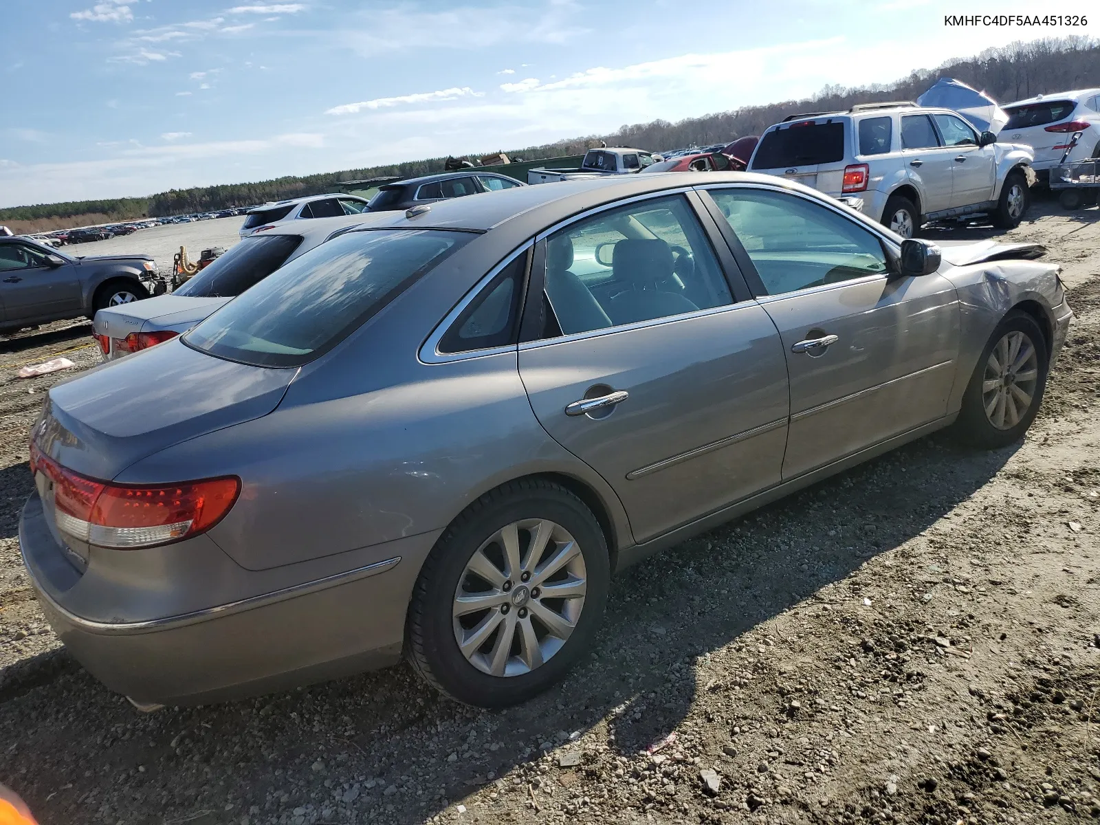 2010 Hyundai Azera Gls VIN: KMHFC4DF5AA451326 Lot: 79060713