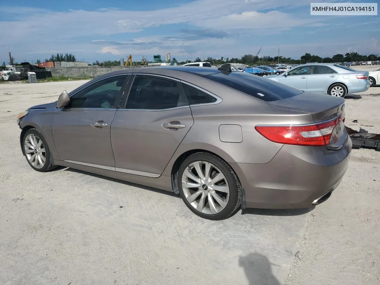 2012 Hyundai Azera Gls VIN: KMHFH4JG1CA194151 Lot: 72110094