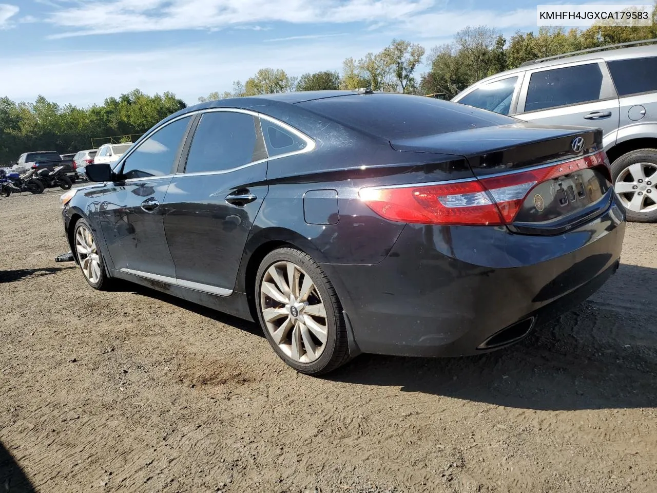 2012 Hyundai Azera Gls VIN: KMHFH4JGXCA179583 Lot: 72404454