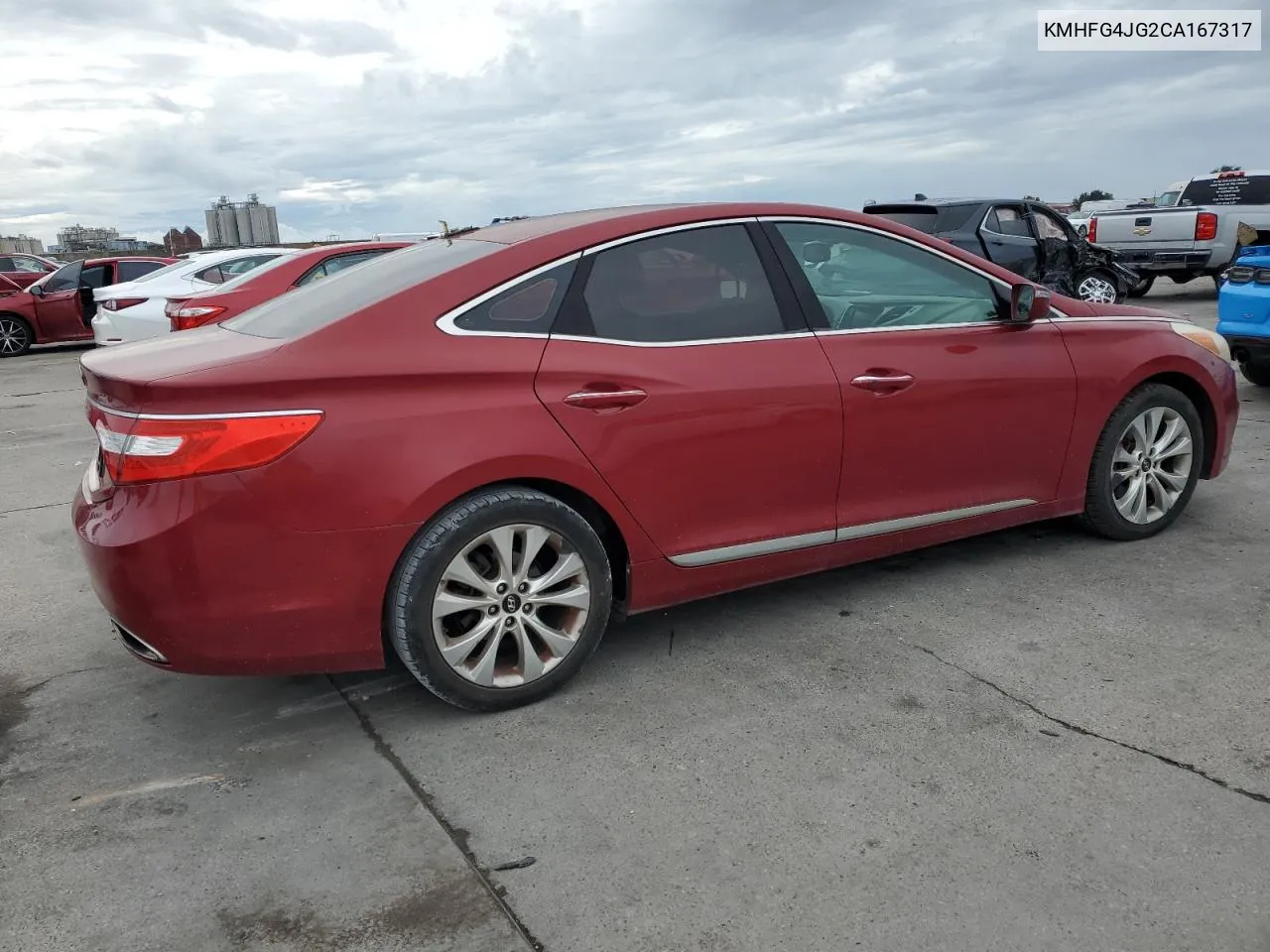 KMHFG4JG2CA167317 2012 Hyundai Azera Gls