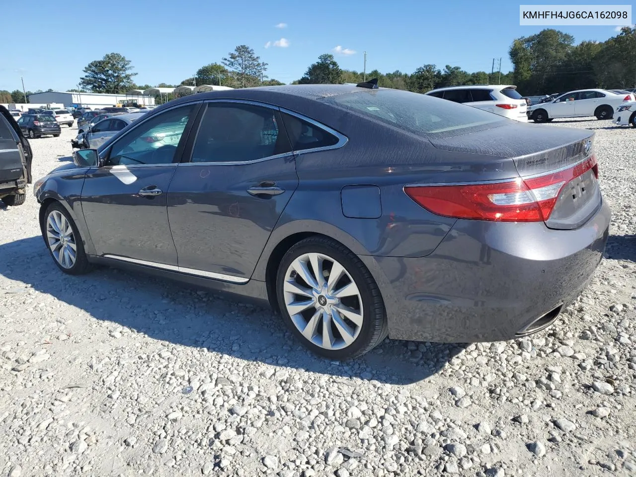 2012 Hyundai Azera Gls VIN: KMHFH4JG6CA162098 Lot: 74559174