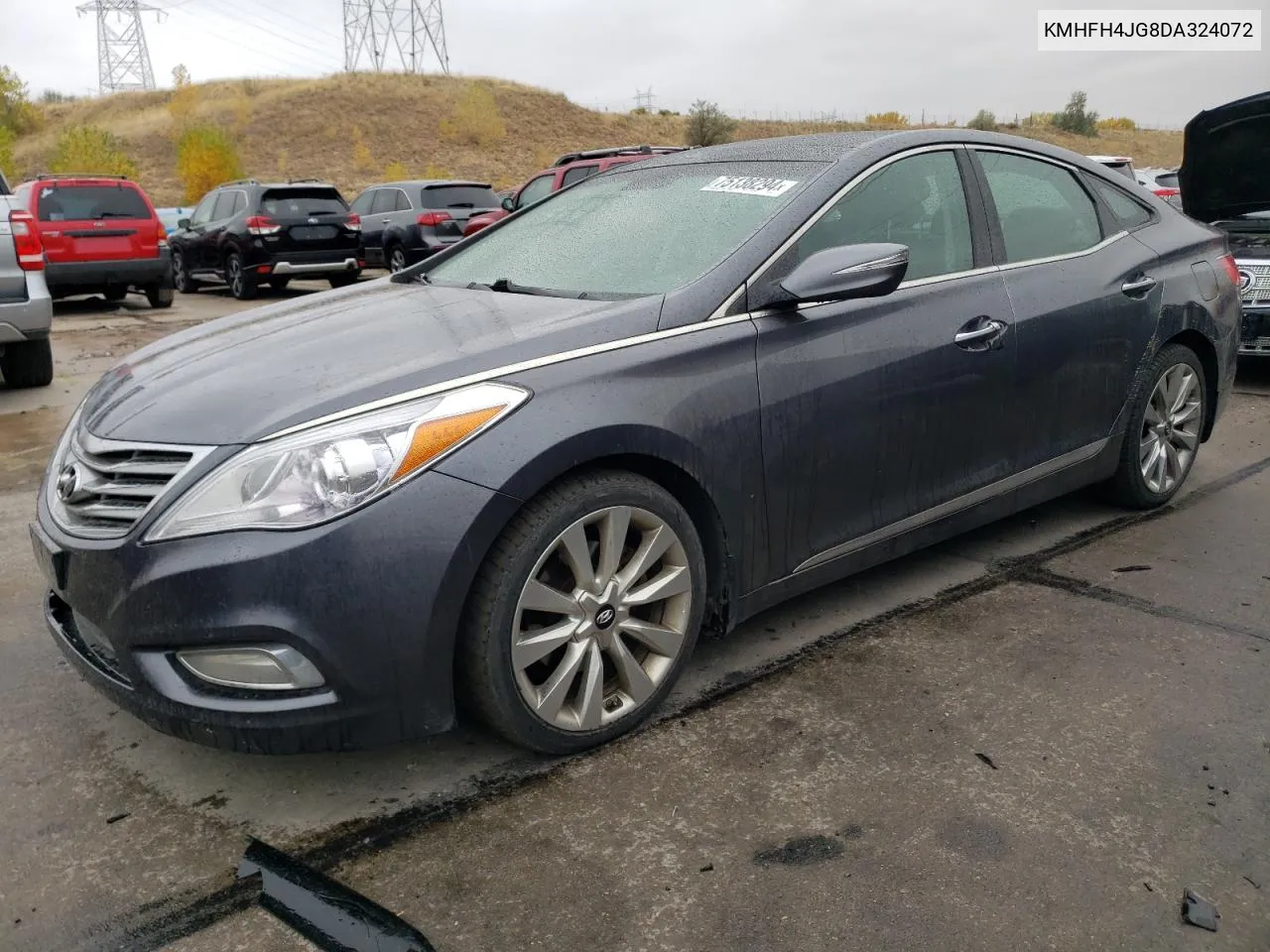 2013 Hyundai Azera Gls VIN: KMHFH4JG8DA324072 Lot: 75138294