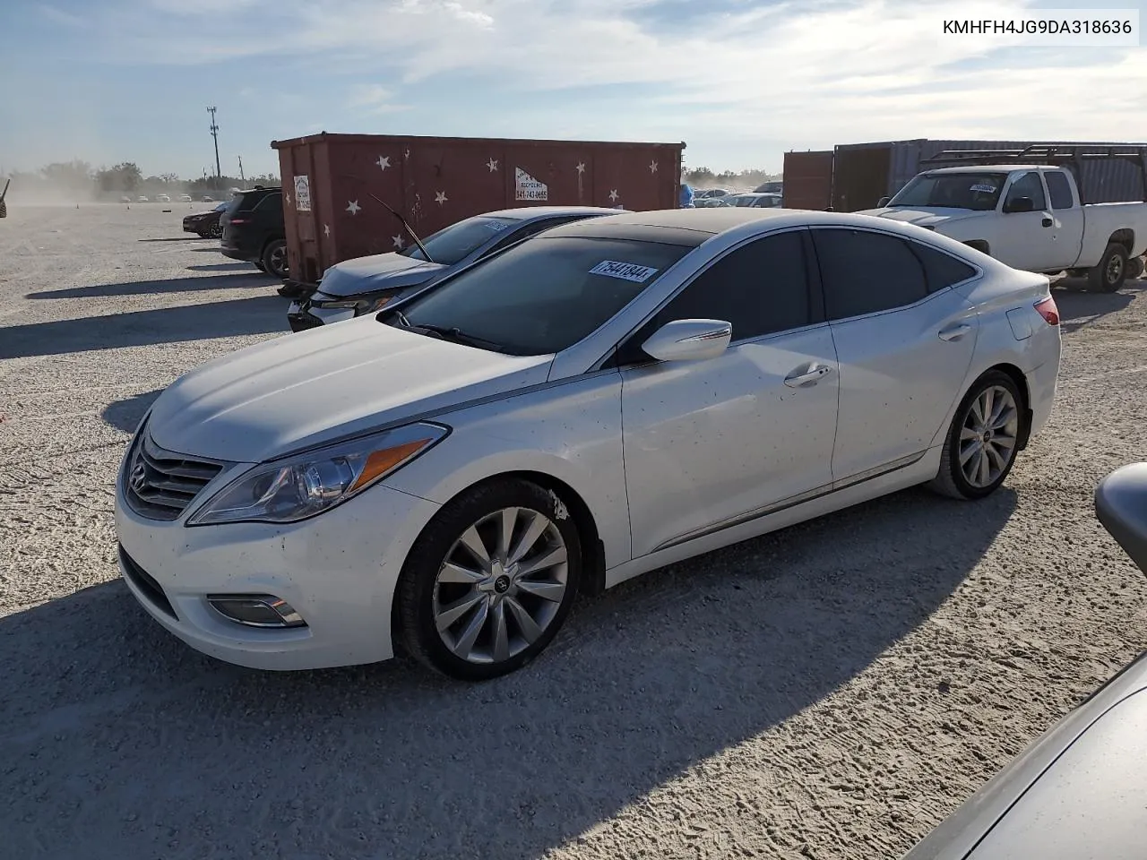 2013 Hyundai Azera Gls VIN: KMHFH4JG9DA318636 Lot: 75441844