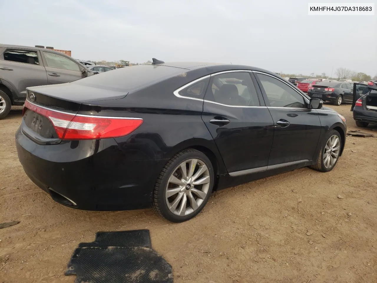 2013 Hyundai Azera Gls VIN: KMHFH4JG7DA318683 Lot: 75818024