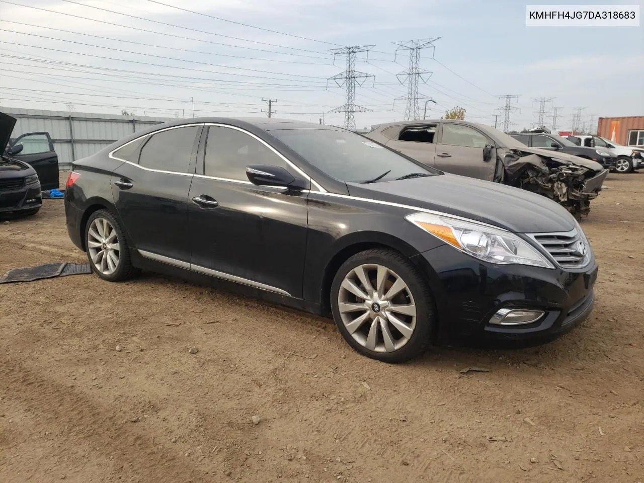 2013 Hyundai Azera Gls VIN: KMHFH4JG7DA318683 Lot: 75818024