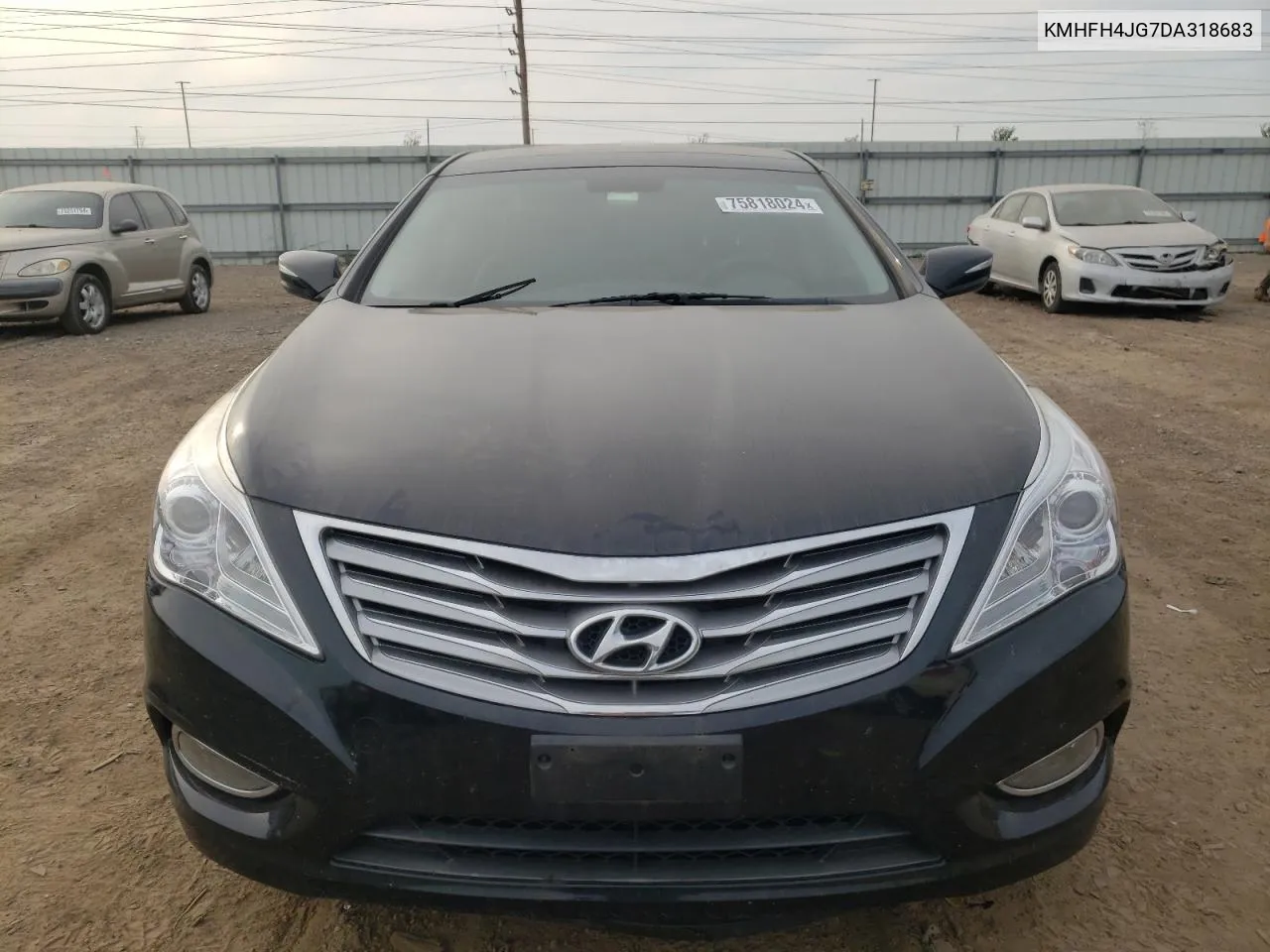 2013 Hyundai Azera Gls VIN: KMHFH4JG7DA318683 Lot: 75818024