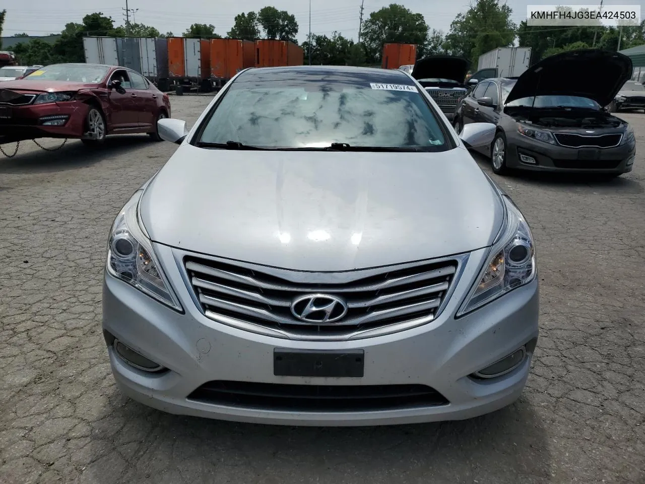 KMHFH4JG3EA424503 2014 Hyundai Azera Gls