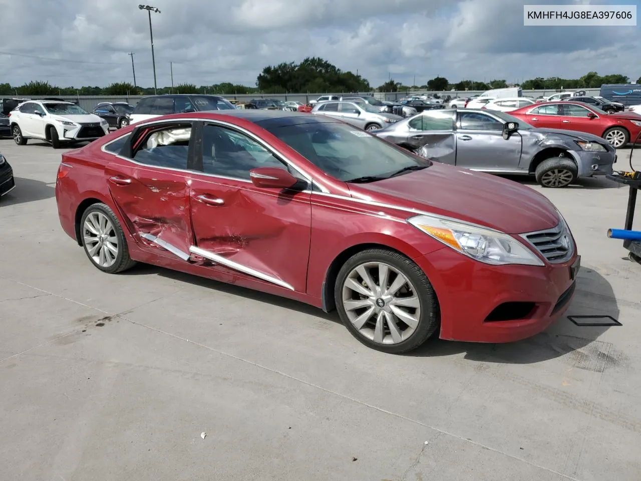 2014 Hyundai Azera Gls VIN: KMHFH4JG8EA397606 Lot: 59693114