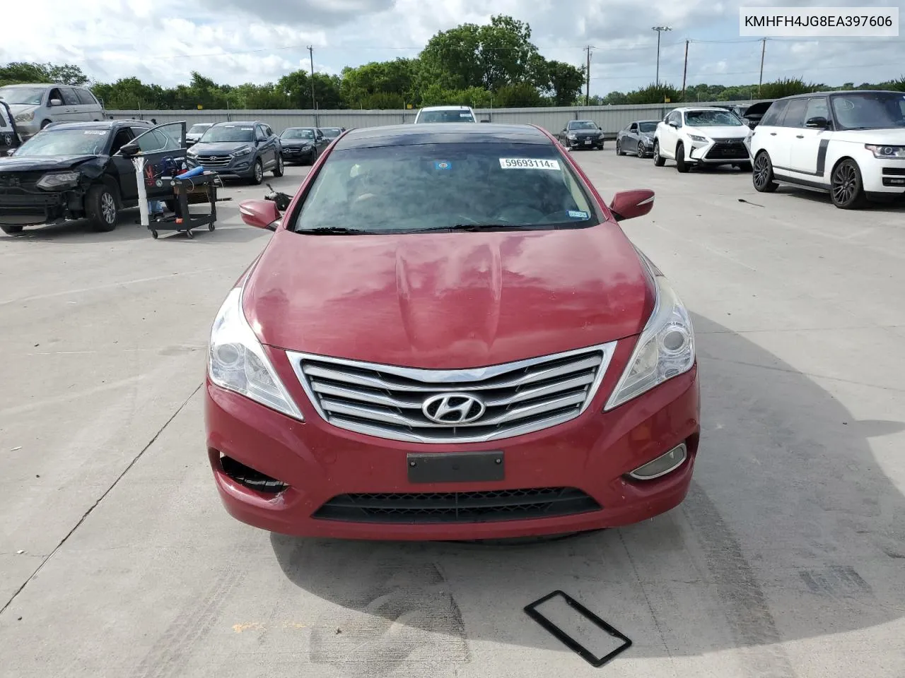 2014 Hyundai Azera Gls VIN: KMHFH4JG8EA397606 Lot: 59693114